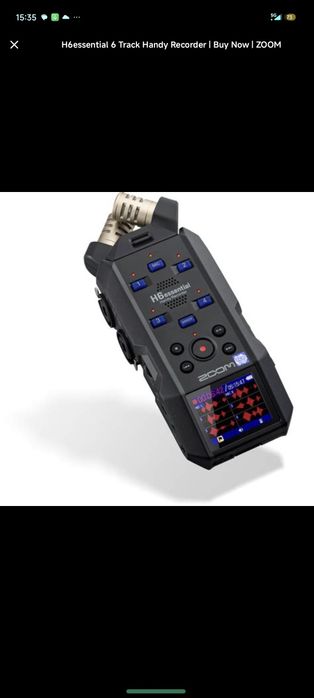 Gravador 6 pistas Zoom H6essential Handy Recorder