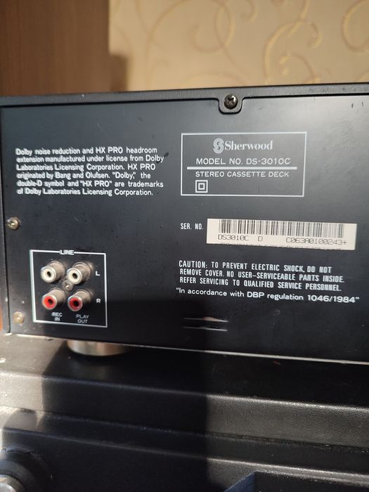 Кассетная дека Sherwood DS-3010С.