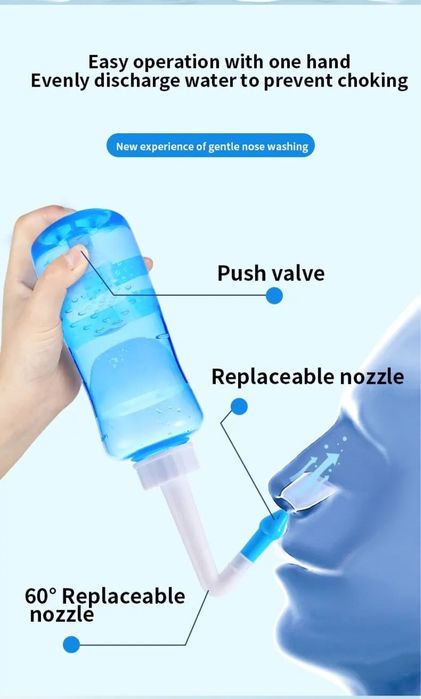 Garrafa limpeza nasal