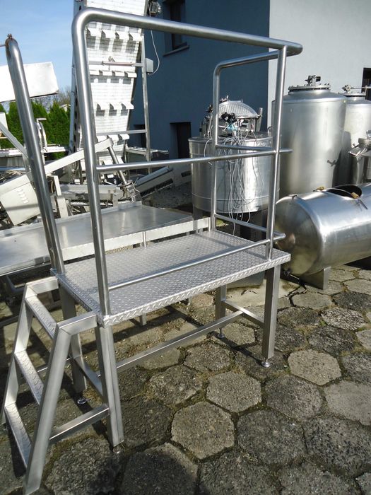 Podest roboczy schody nierdzewne