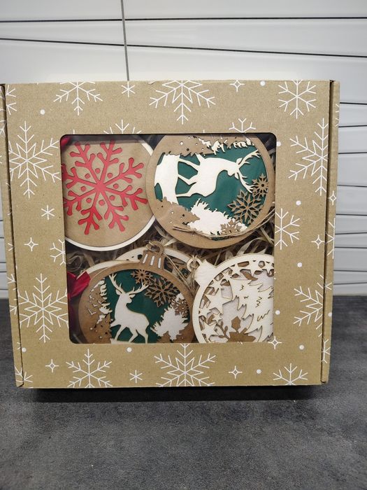 Zawieszki na choinkę Zestaw prezentowy