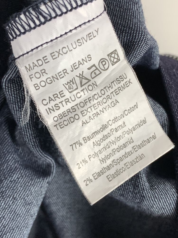 М Джинсова сорочка джинсовая рубашка  Bogner Jeans оригінал оригинал