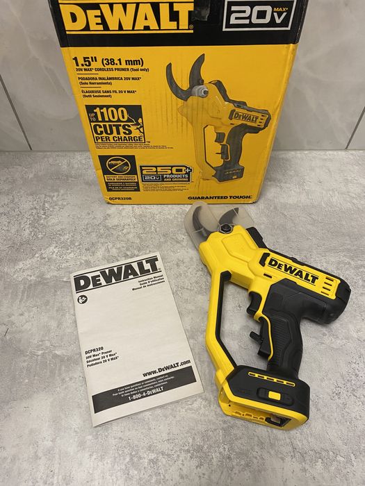 DeWALT DCPR320B 20VMax садові ножиці (СЕКАТОР) привезено з США