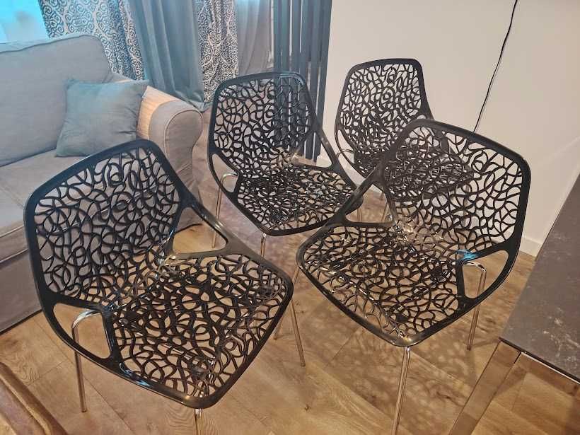 4 Krzesła ażurowe inspirowane projektem Caprice - Cepelia