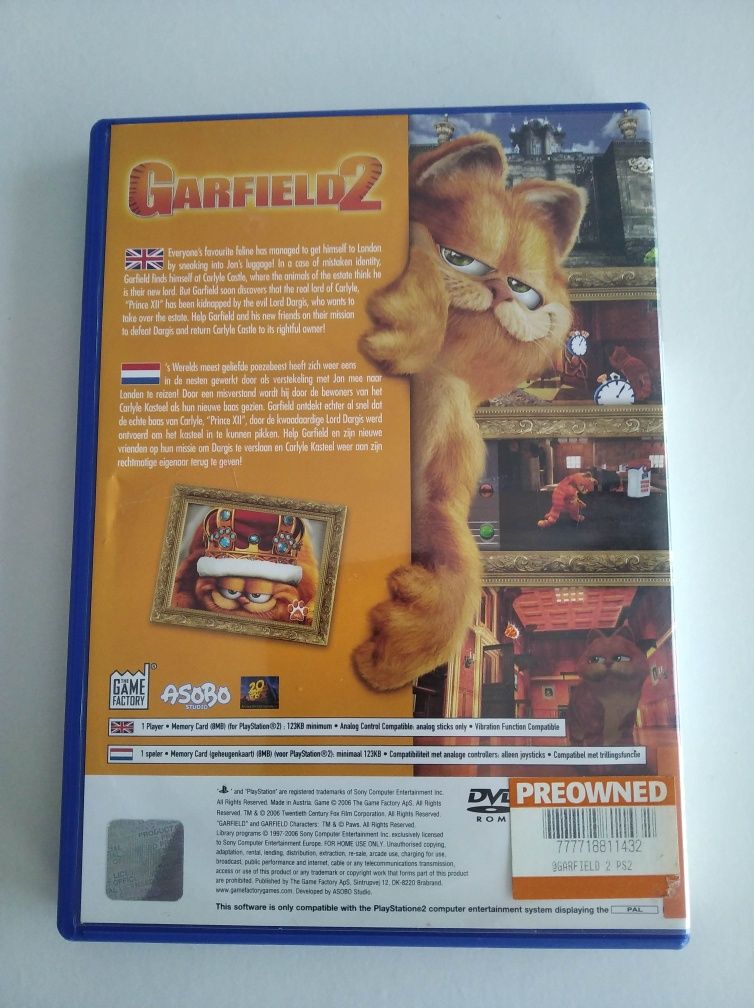 Jogo Garfield 2 PS2