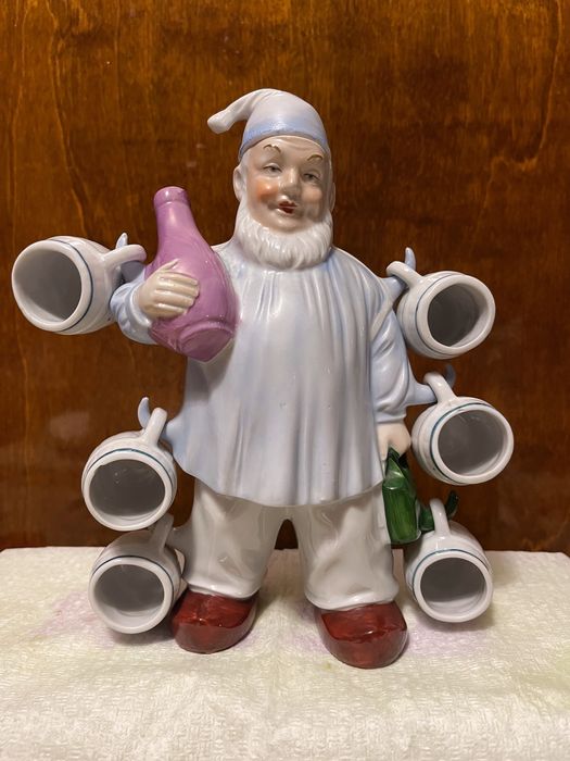 ВІНТАЖ. Бондарь-п'яничка. Порцеляна.