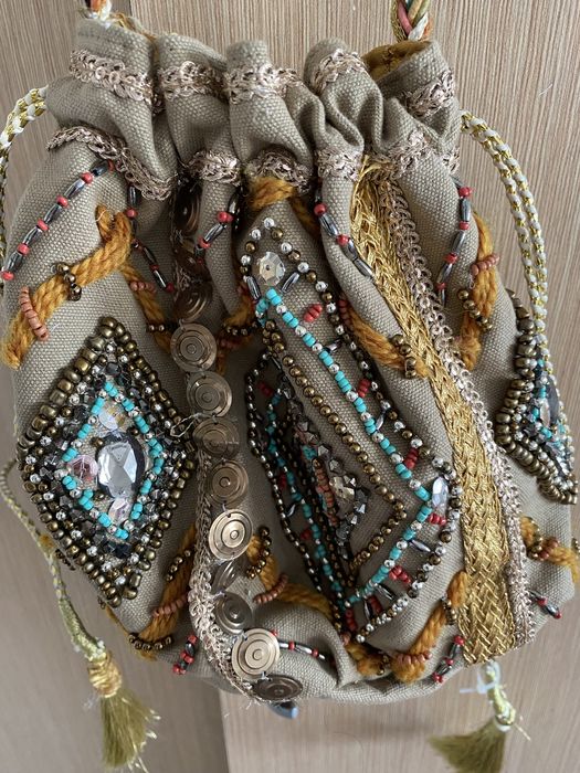 Torebka worek zdobienia pull&bear