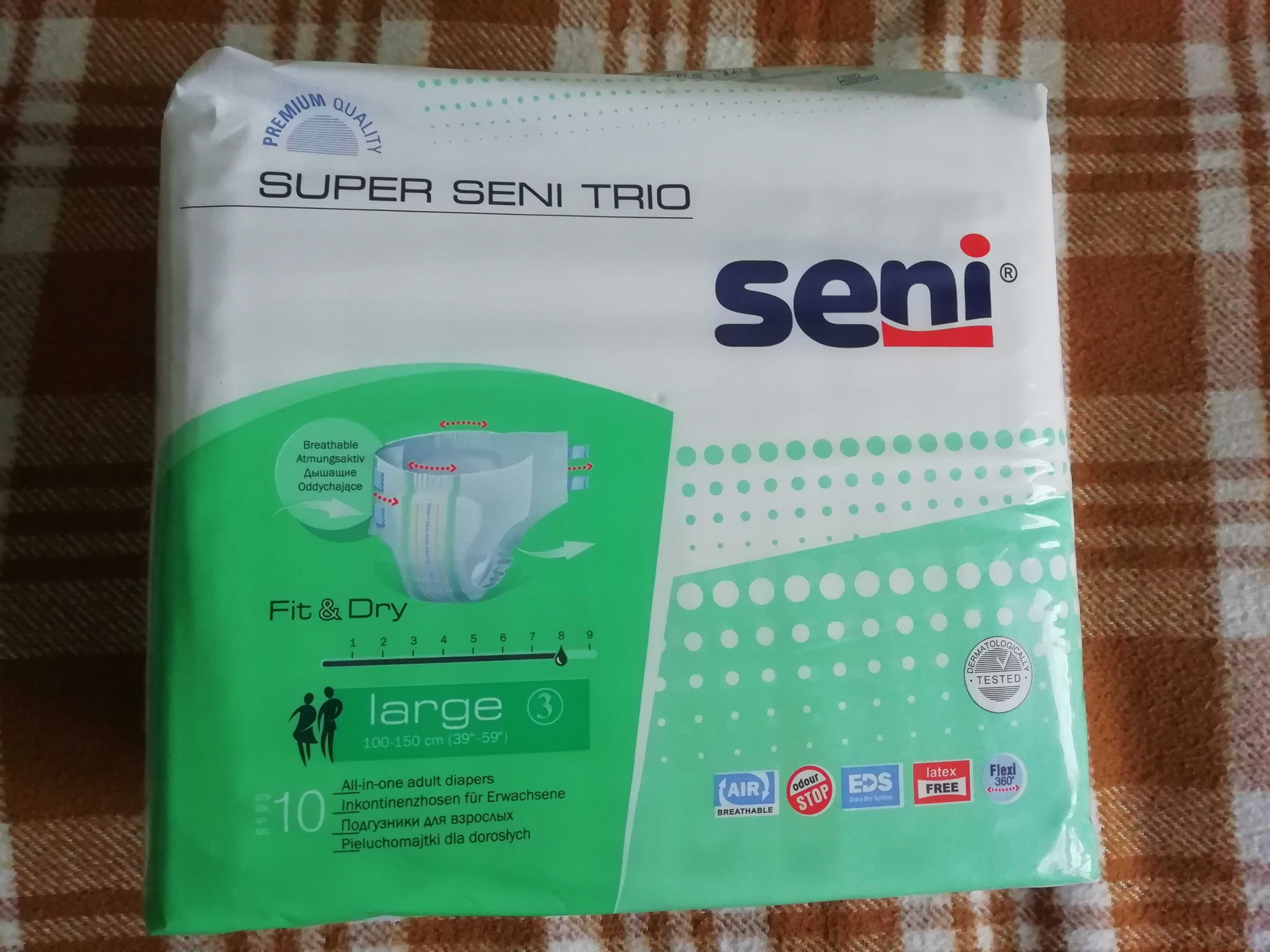 NOWE Super Seni Trio large 10szt