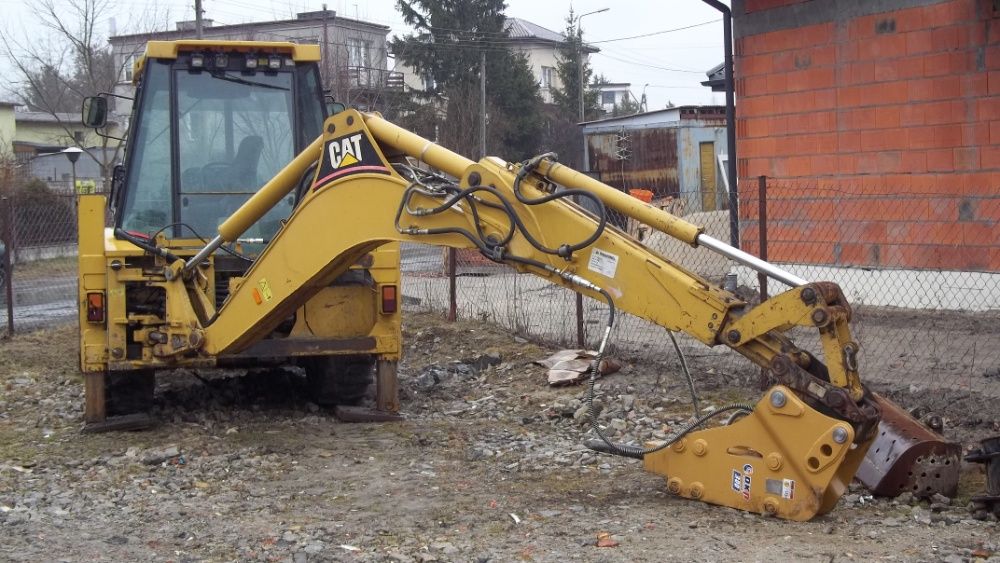 Usługi koparko ładowarką rozbiórki wykopy kucie betonu prace ziemne