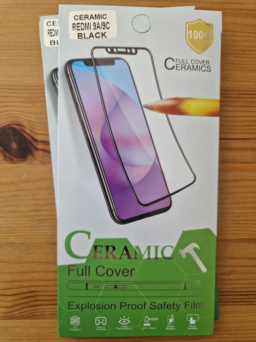 Hartowane szkło HARD CERAMIC do XIAOMI REDMI 9A/9C dwie sztuki