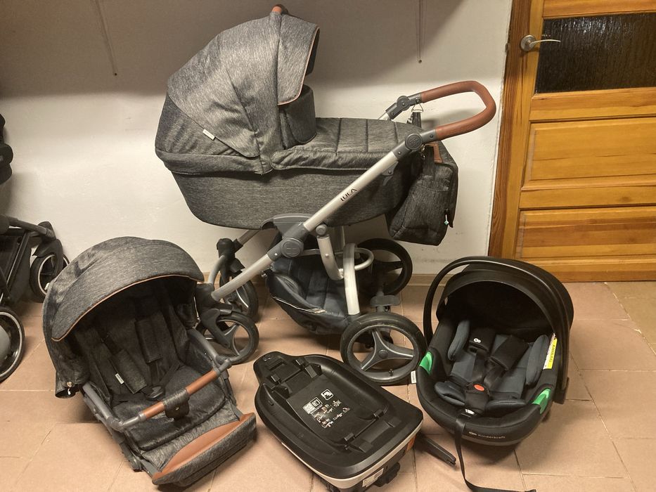 Wózek BEBETTO LUCA 2w1 / 3w1 / 4w1 z bazą Isofix