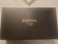 Zestw kryształowy BOHEMIA do koniaku i brendy.