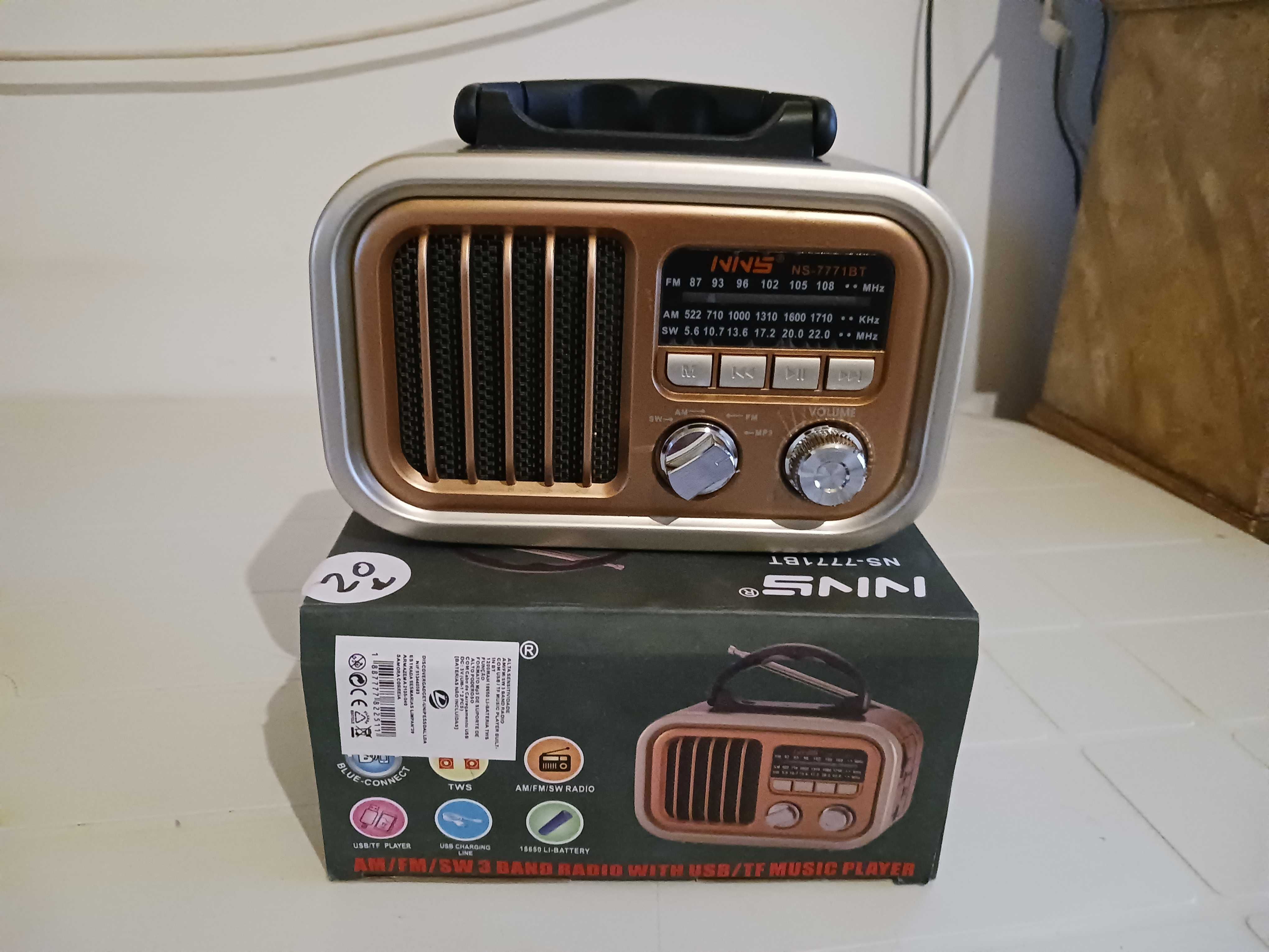 Radios com Bluetooth novos com caixa