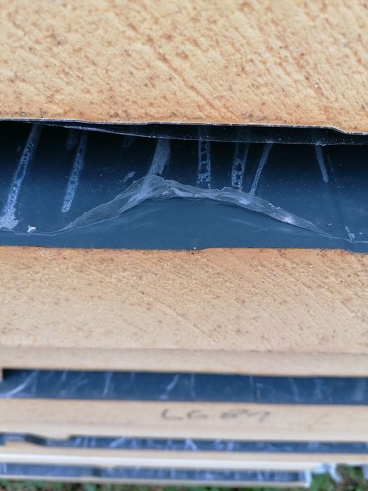 Płyta warstwowa dachowa PIR 100mm, antracyt, nowa