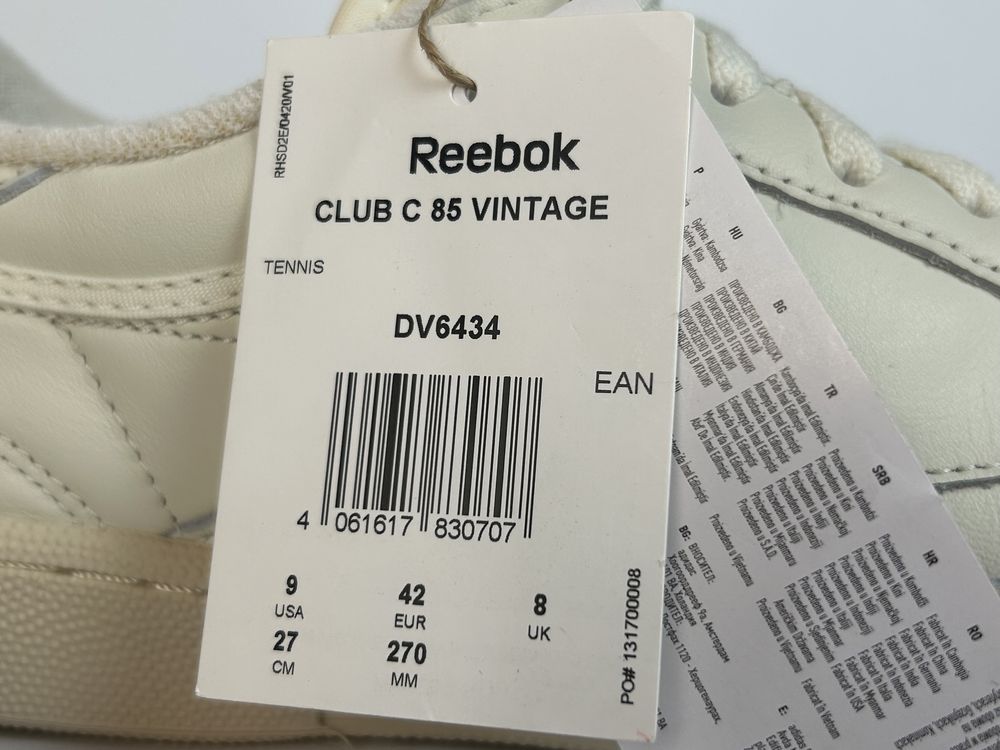 Оригінальні кросівки REEBOK CLUB C| Рібок оригінал 42 розмір