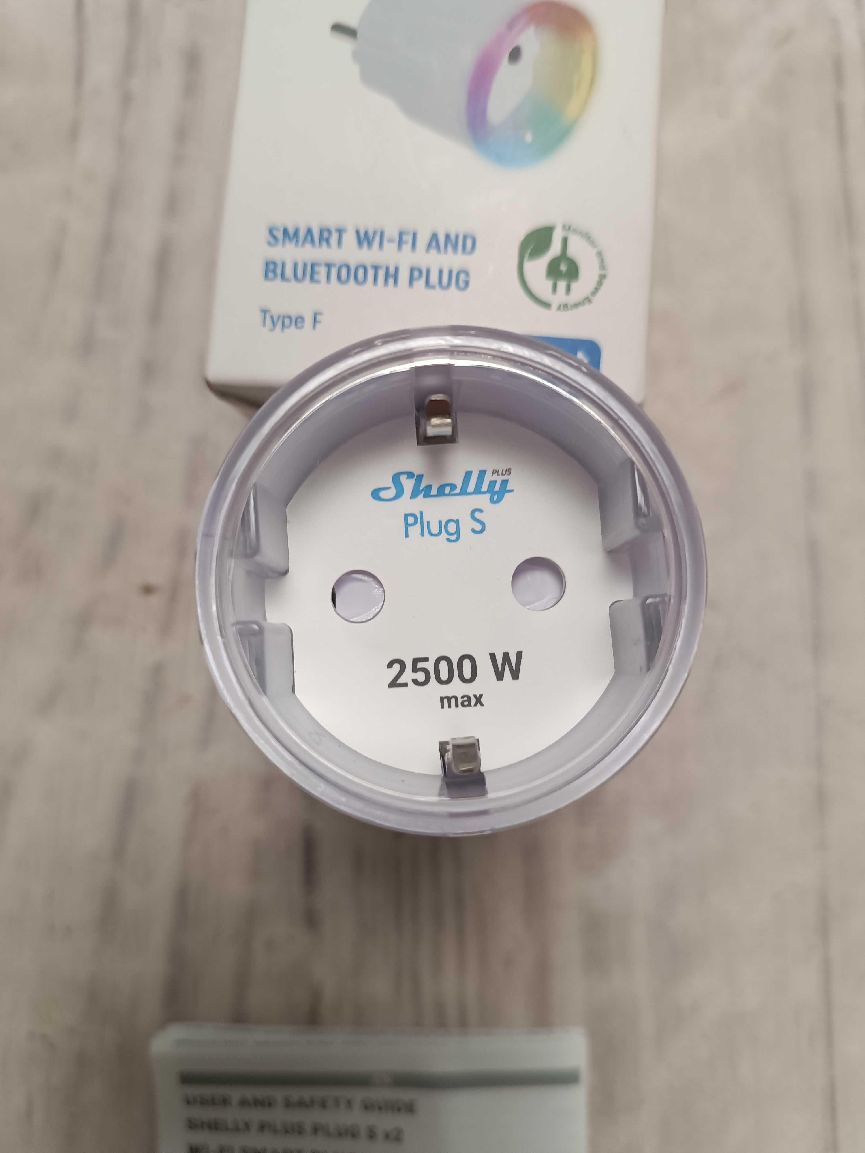 Shelly Plus Plug S Розумна розетка з функцією вимірювання 10 А