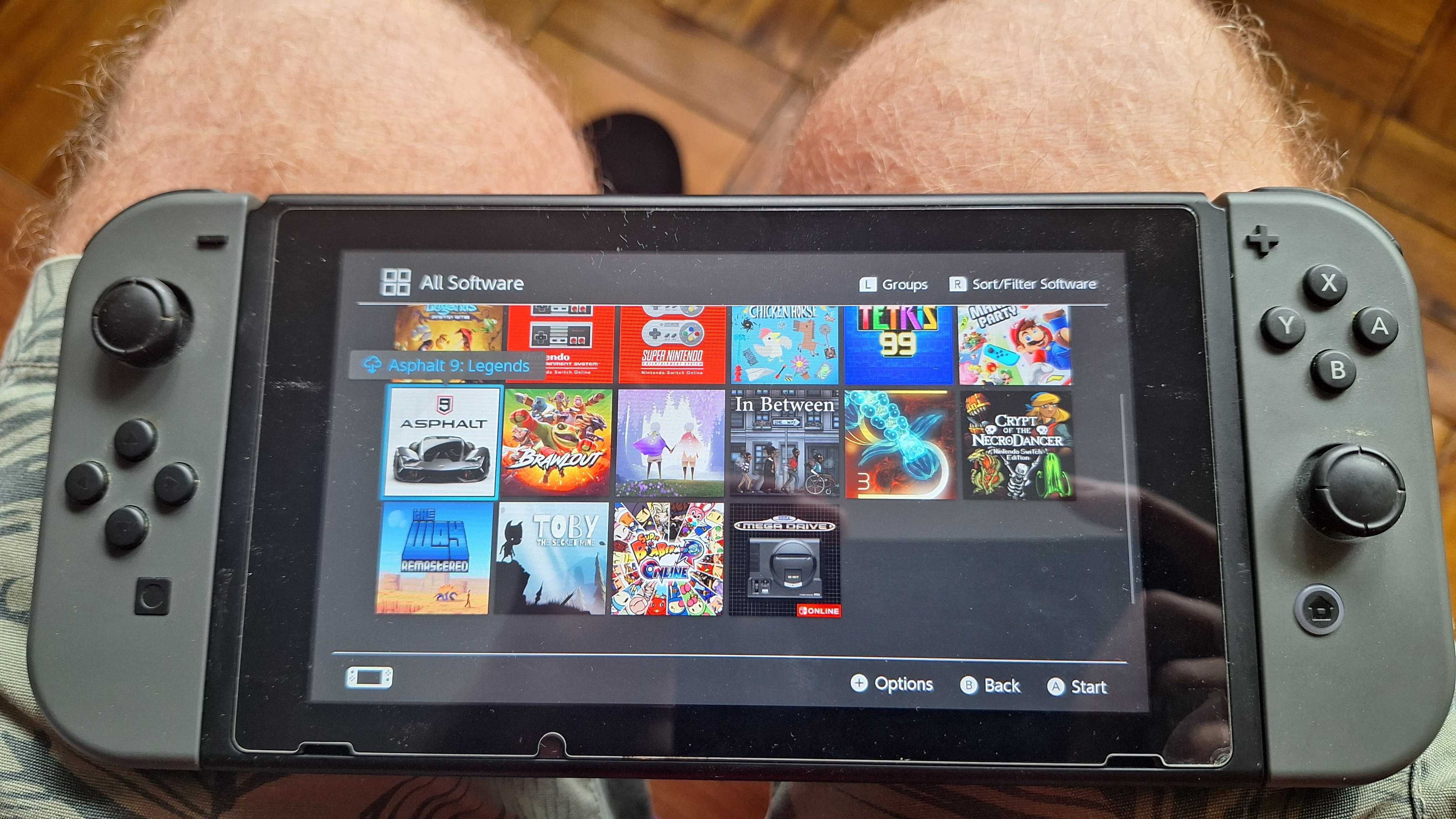 Nitendo Switch + Comando + Transportadora + Jogos