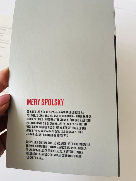 Jestem Marysia i chyba się zabiję dzisiaj Mery Spolsky