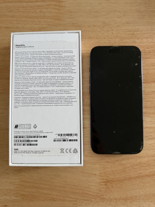 Iphone 15 Pro 256gb Blue Titanium
