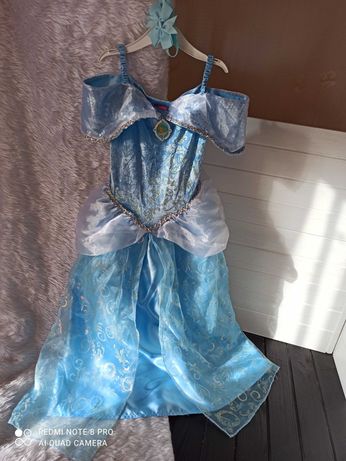 Карнавальне маскарадне плаття наряд принцеси Попелюшки Золушки 6-7 рок