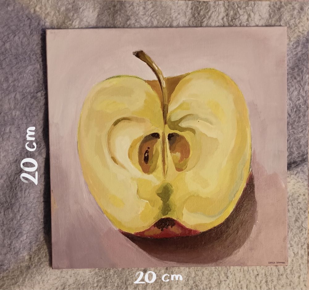 Obraz jabłka 20x20