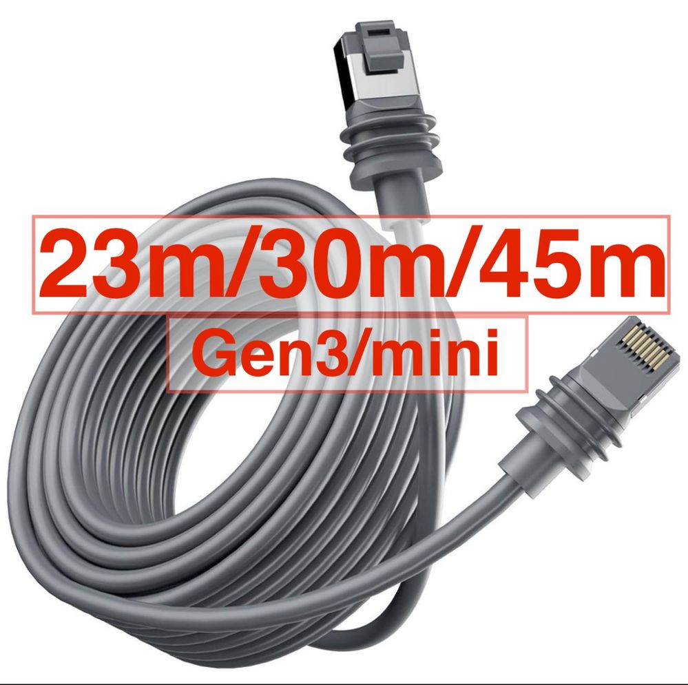 Кбаель starlink gen3 / mini rj45 23м, 30м, 45м