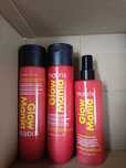 Zestaw Matrix glowmania szampon odżywka i spray plus próbki gratis