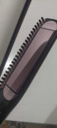 Выпрямитель для волос с эфектом браша Rowenta Premium Care Brush & Str