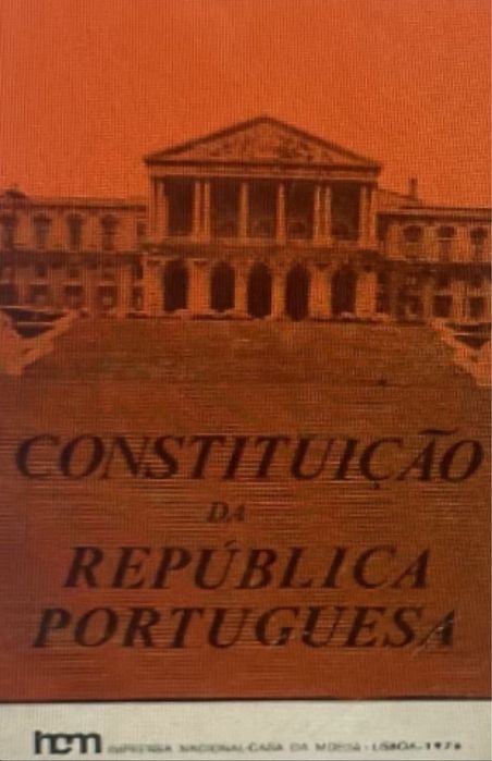 Livro Constituição da Républica Portuguesa