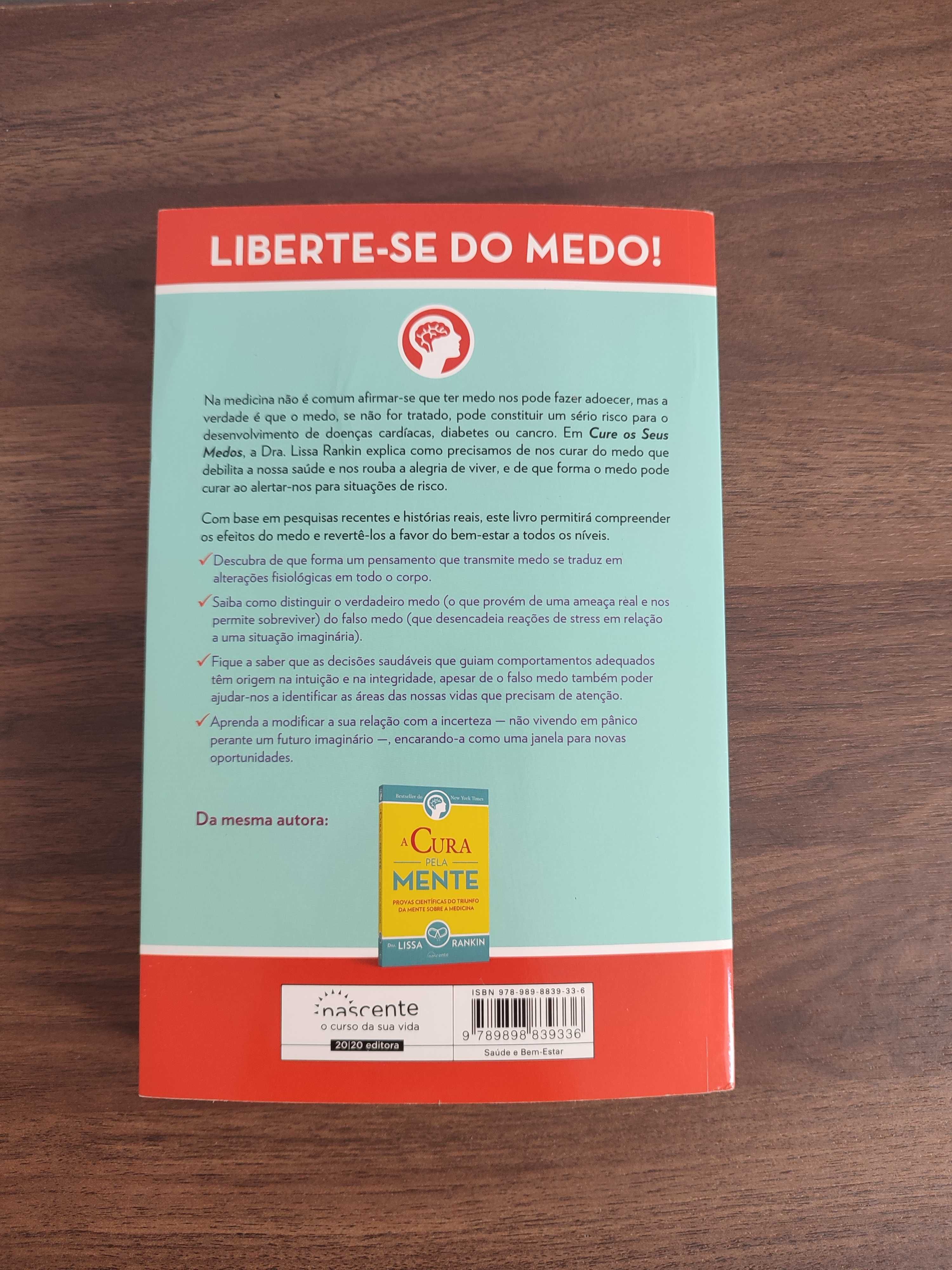 Livro "Cure os seus Medos" da Dra. Lissa Rankin