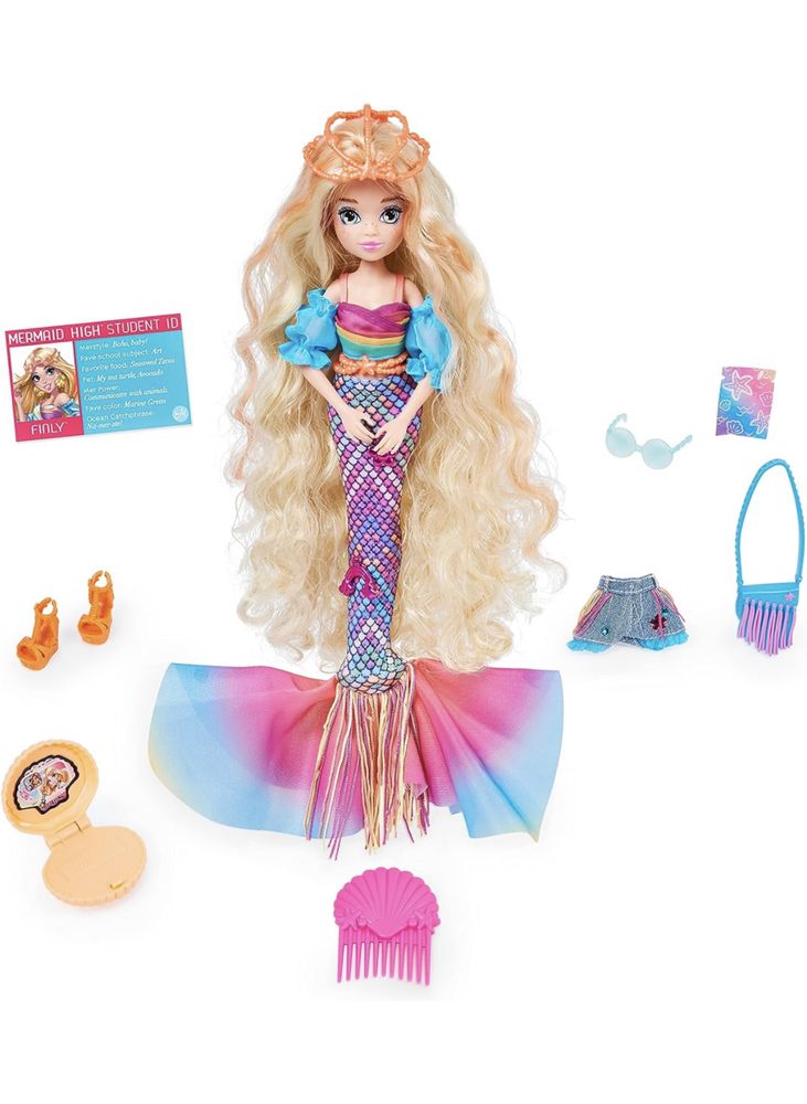 Лялька Школа Русалочок Фінлі  Mermaid High Finly Deluxe Mermaid Doll