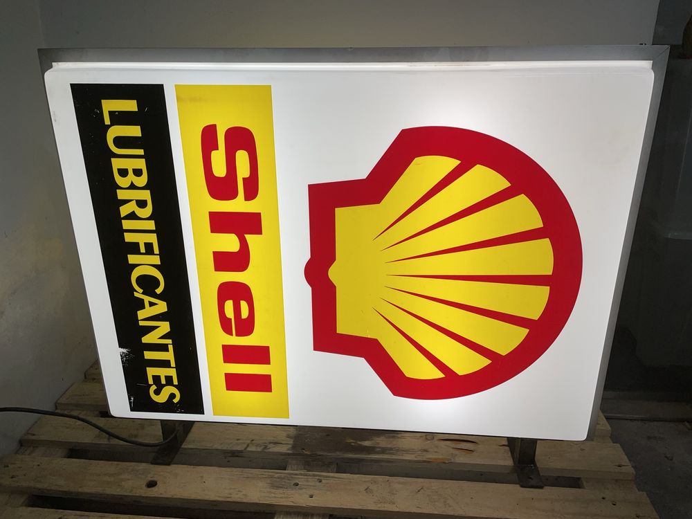 Reclame luminoso Shell decada 70/80