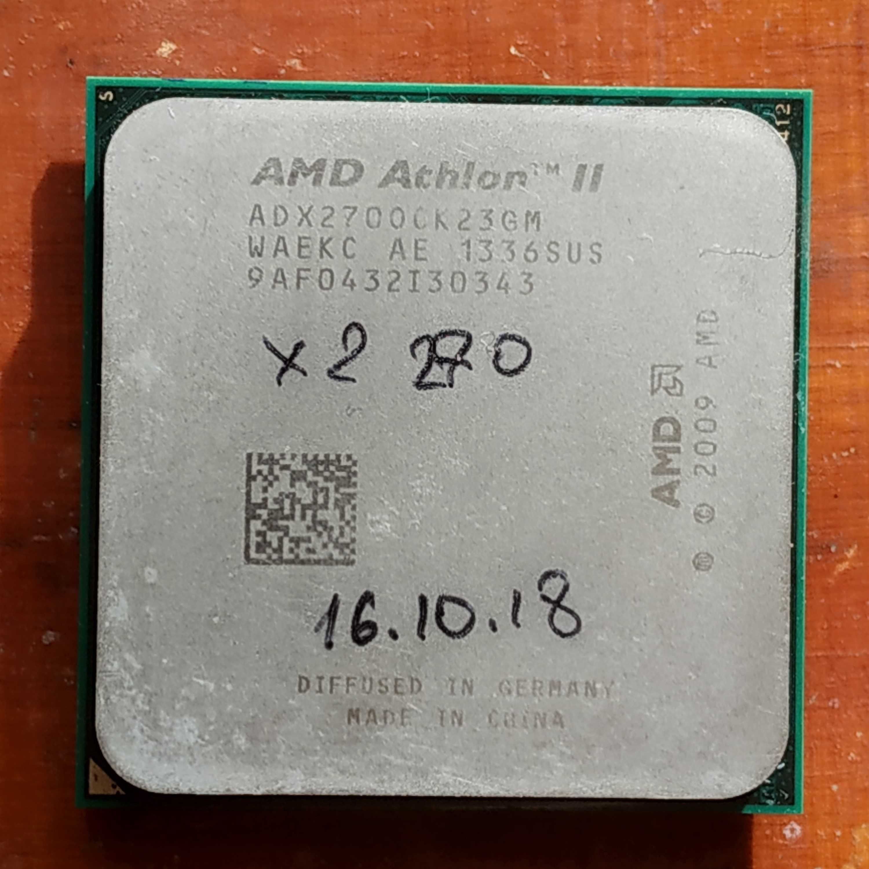 Процессор AMD Athlon II X2 270 3.4 GHz AM3 Б/У