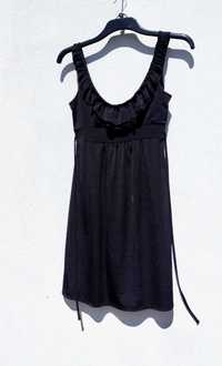 Чёрное платье с рюшами Dorothy Perkins M