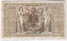 Banknot 1000 Marek 1910 r Seria C-piękny