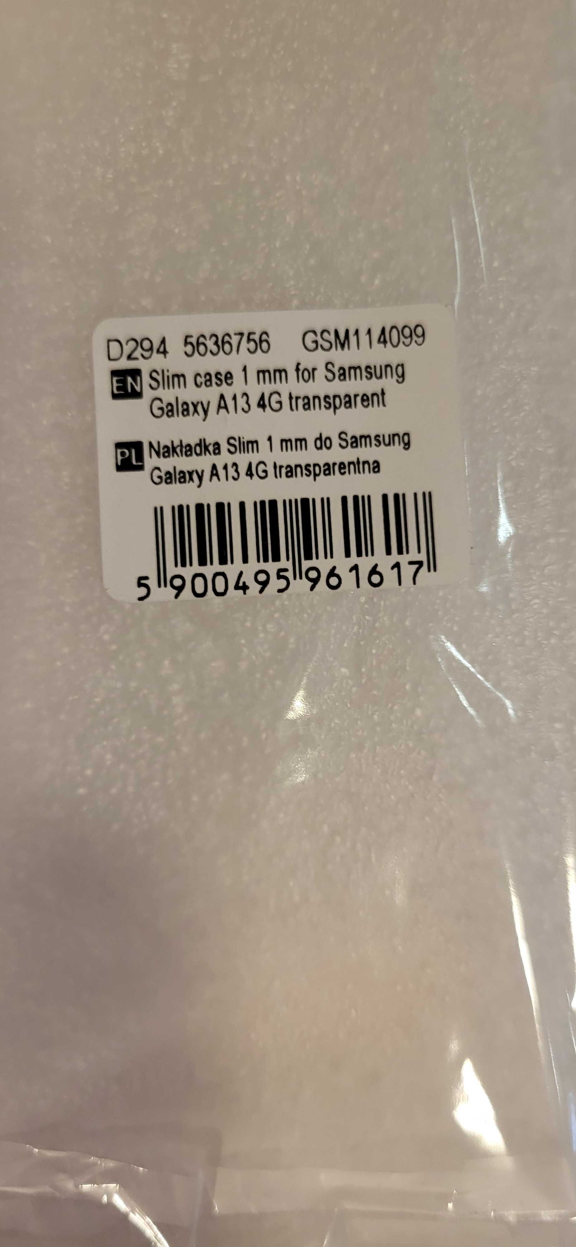 Etui Samsung A13 4G - bezbarwne