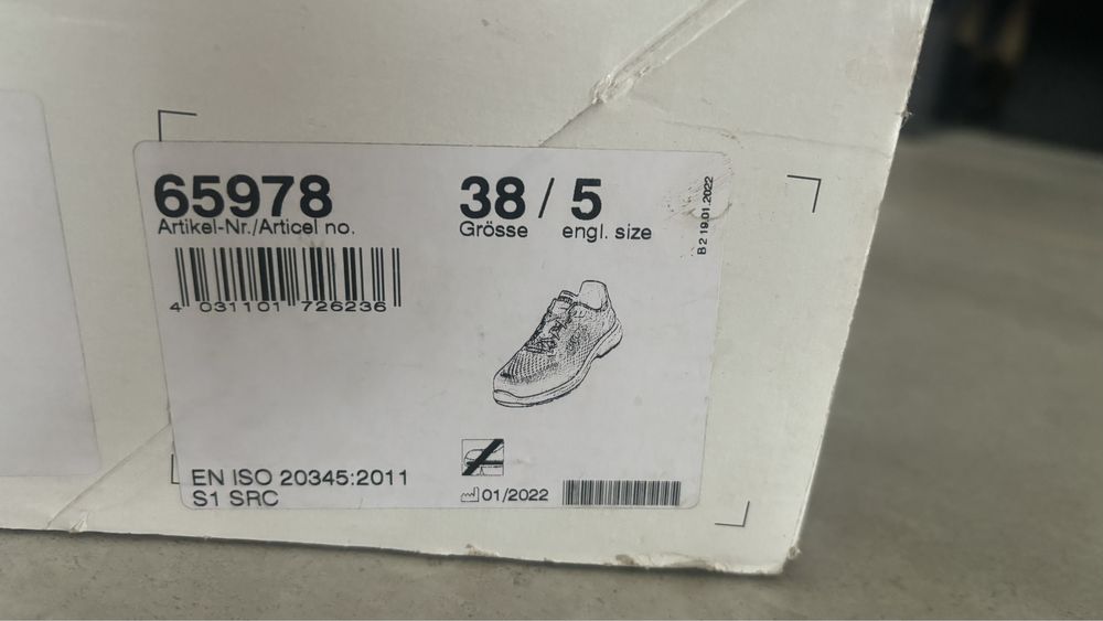 Buty robocze ochronne damskie Uvex S1 SRC ESD  65978 rozmiar 38