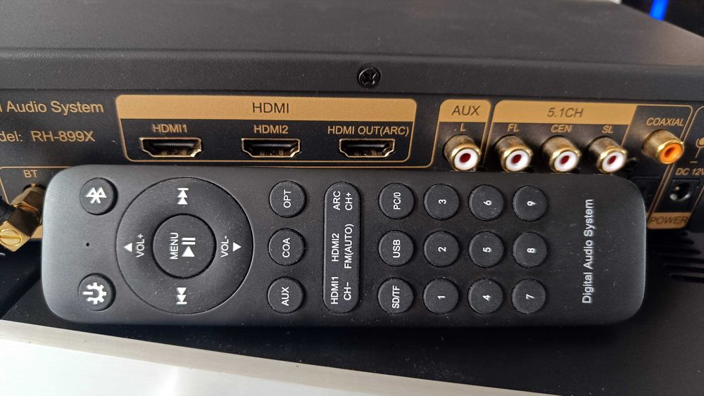 Przetwornik cyfrowo analogowy DAC z możliwością 5.1 DTS 4K BT USB