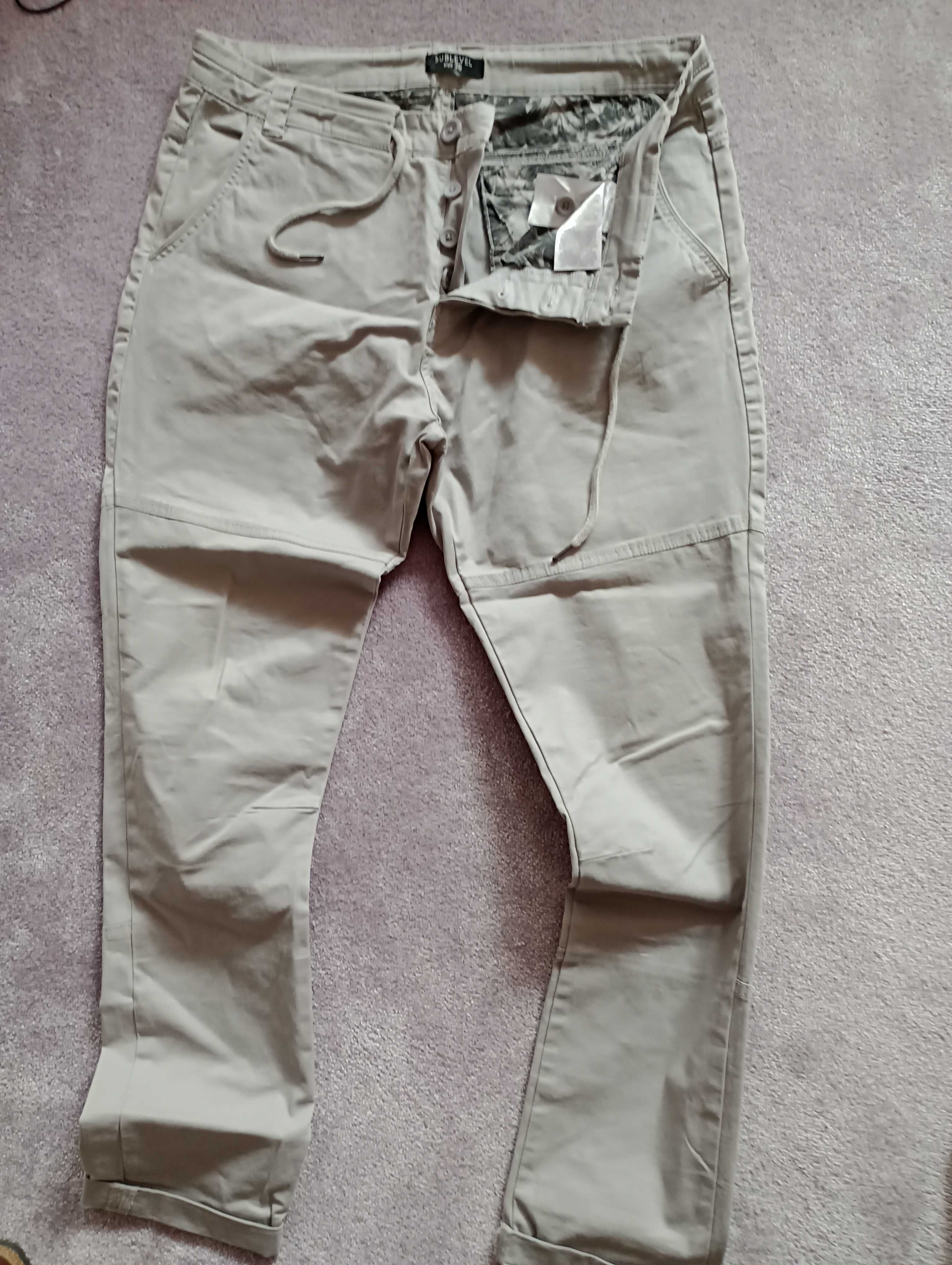 Spodnie Sublevel L XL Szare