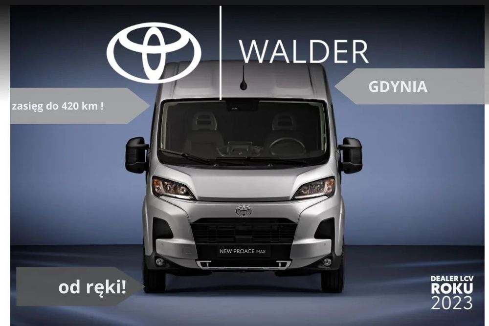 Toyota PROACE MAX EV  od ręki, L3 H2, zasieg do 420 km