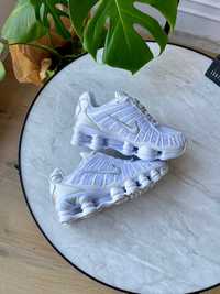 Чудові кросівки Nike Shox TL White Silver 2023(літо)