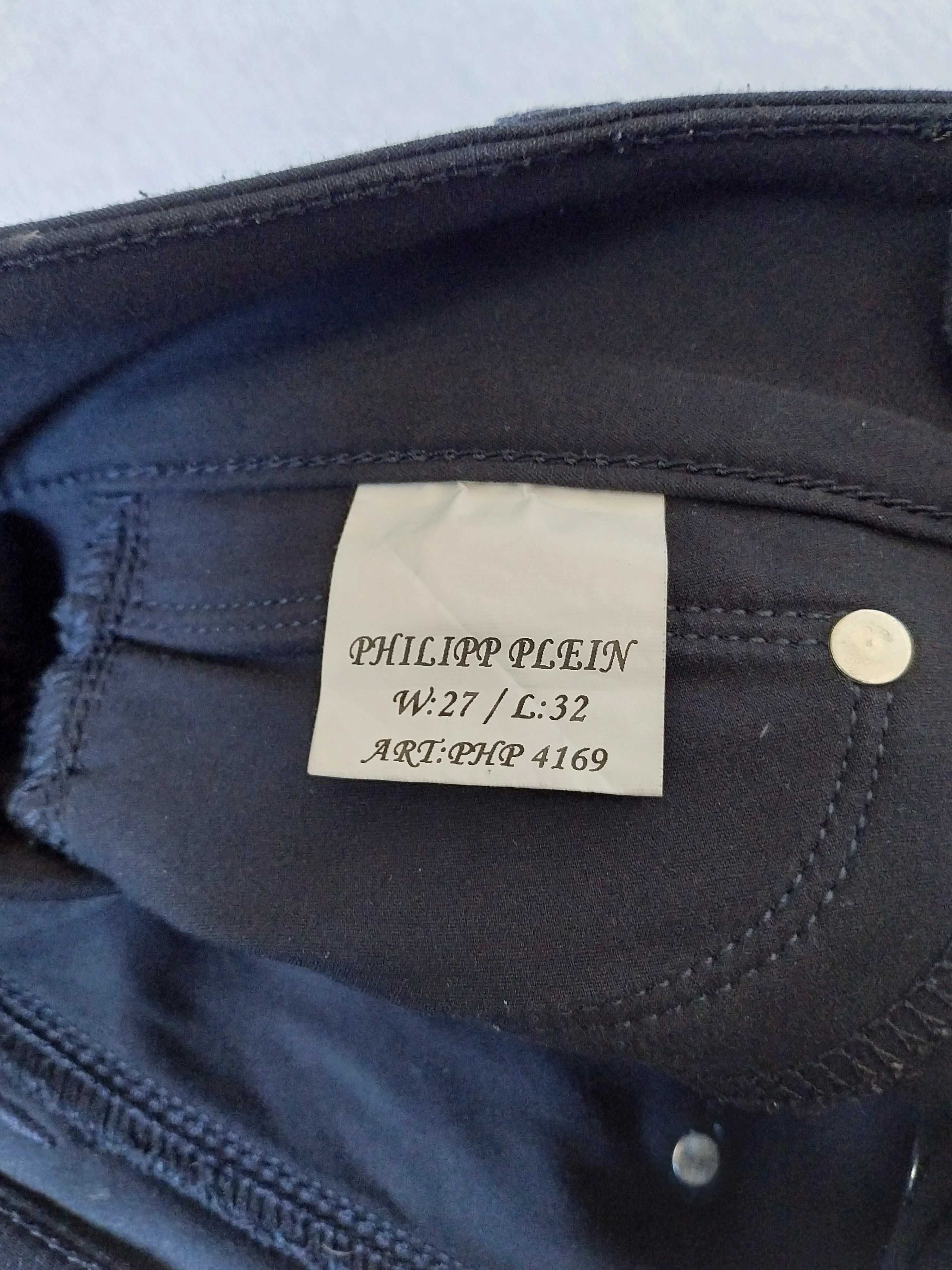 Philipp Plein spodnie czarne rozm.W:27/L:32