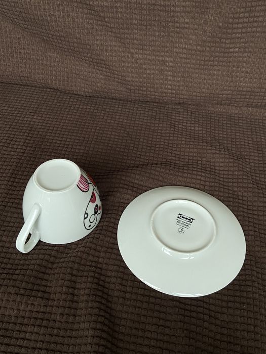 Filiżanka z talerzykiem IKEA
