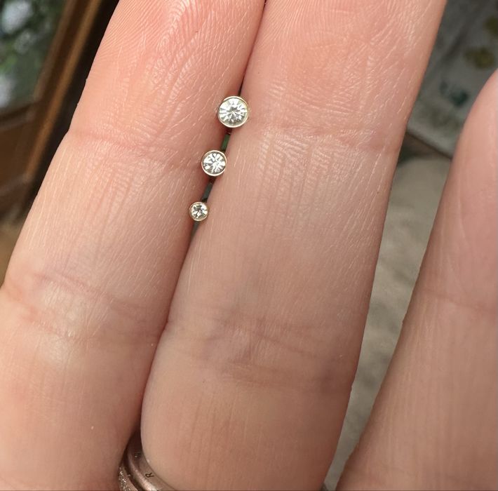 Пірсинг. Лабрет. Титан