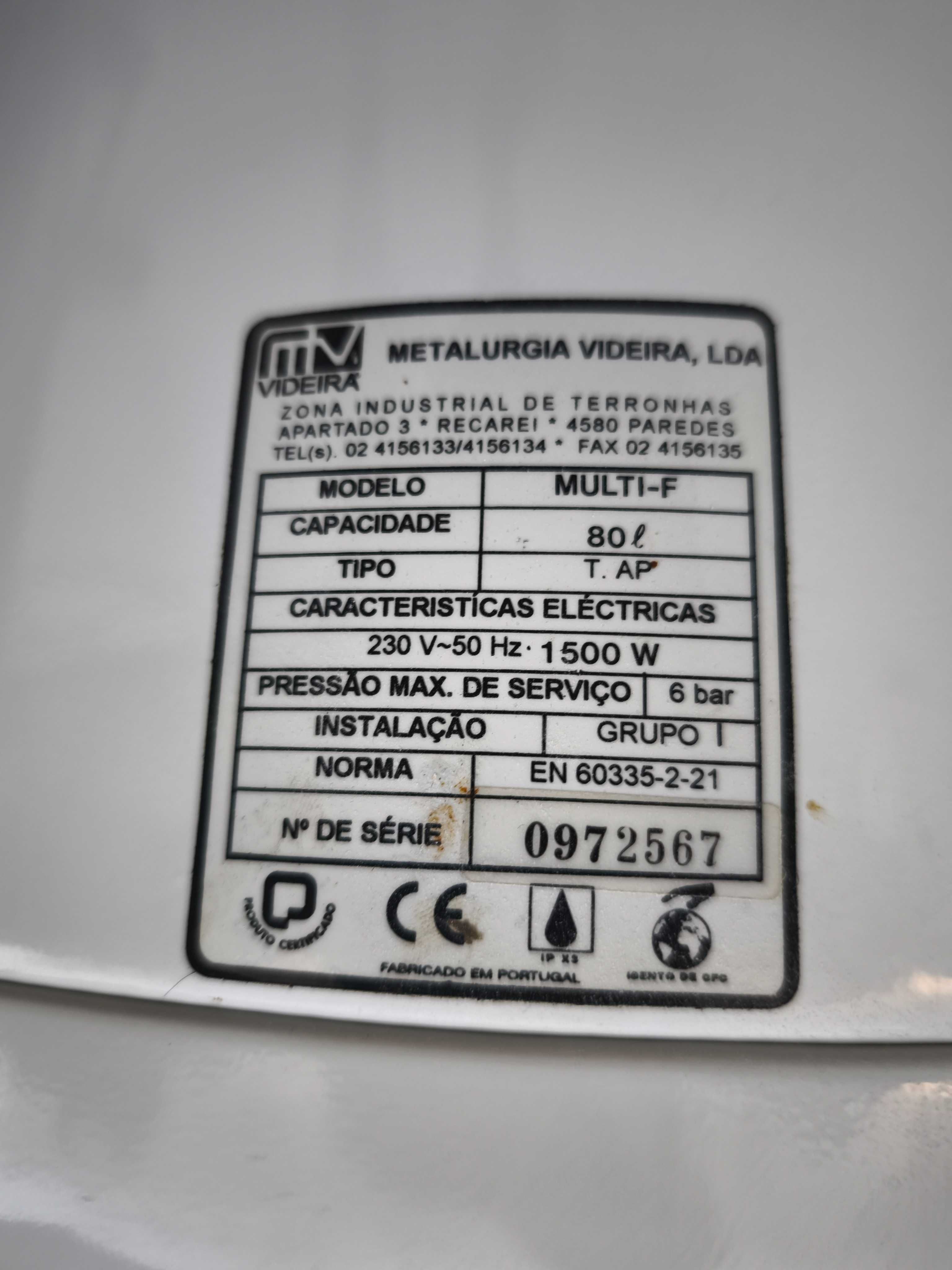 Vendo Termoacumulador Videira