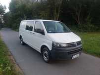 Volkswagen Transporter T5 FL 2.0 TDI 140KM 6-Osobowy Salon Polska Faktura Vat 23%  Brygadówka/Doka/KLIMA