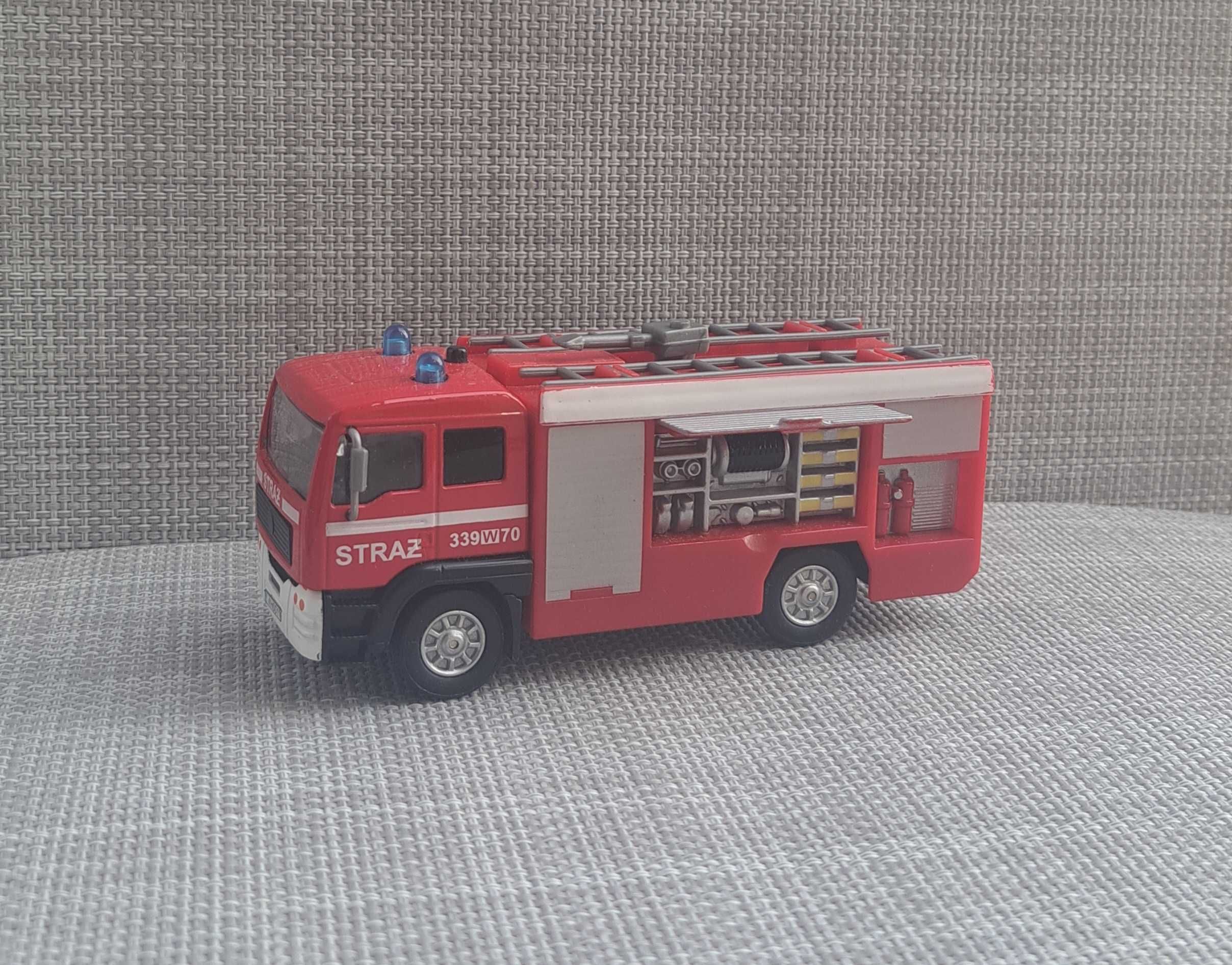 Wóz strażacki bezwładnościowy dla dzieci 13,5 cm