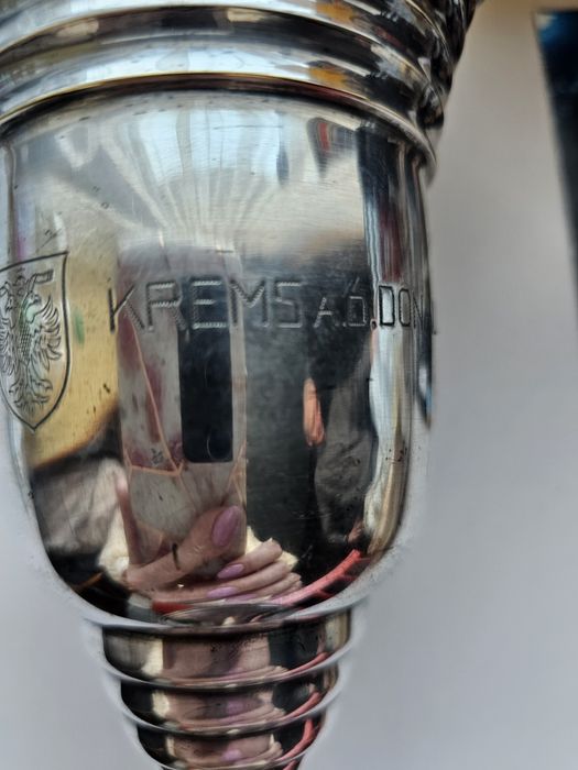 Nagroda miasta  Austria Dunaj PRL  chromowany mosiądz Krems an der Do