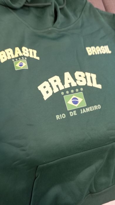 Camisola de carapuço Brazil nova M