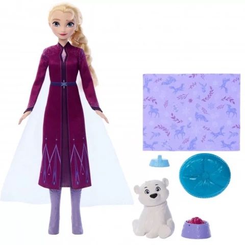 Ігровий набір Лялька Ельза з ведмедиком Холодне Серце mattel frozen
